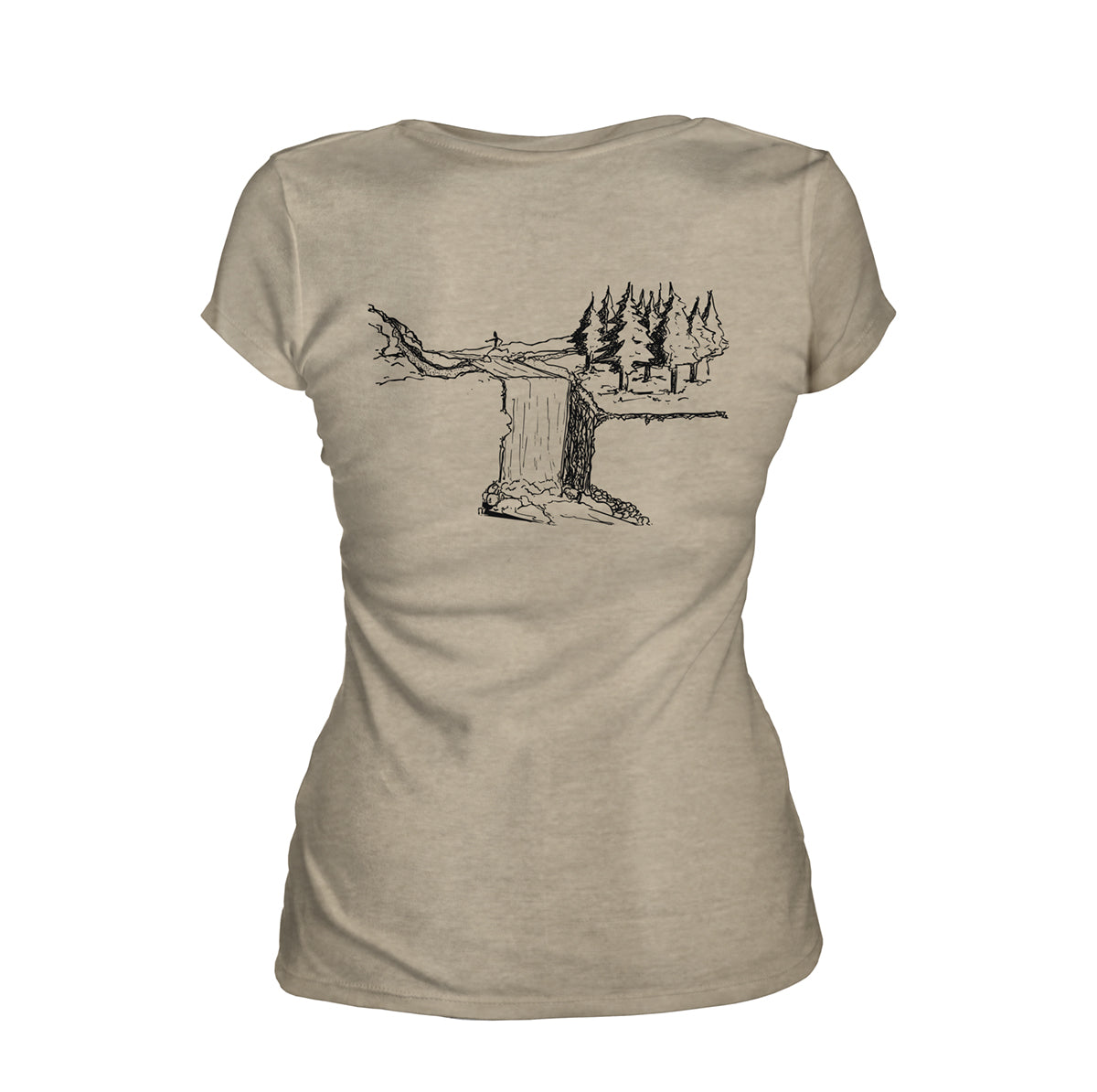TRAIL RUNNING T-SHIRT LIMITED EDITION ARTIST SERIES WOMEN'S