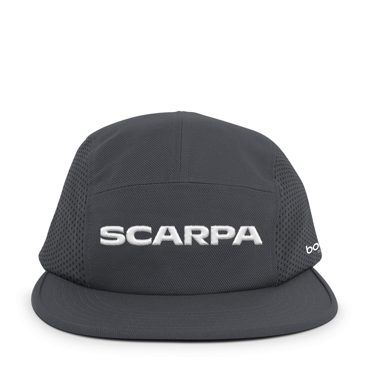 5-PANEL TRAIL HAT BLACK WHITE