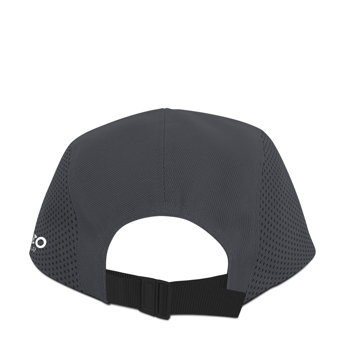 5-PANEL TRAIL HAT BLACK WHITE